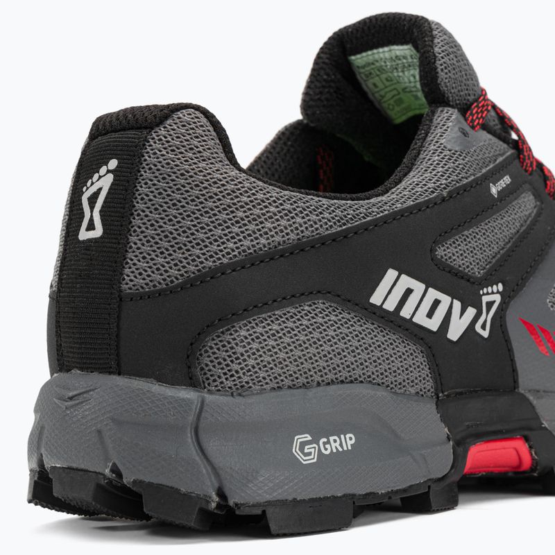 Buty do biegania męskie Inov-8 Roclite G 315 GTX V2 grey/black/red 9