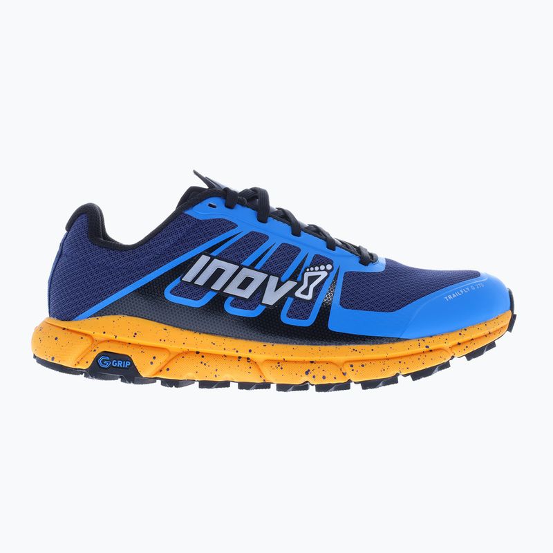 Buty do biegania męskie Inov-8 Trailfly G 270 V2 blue/nectar 11