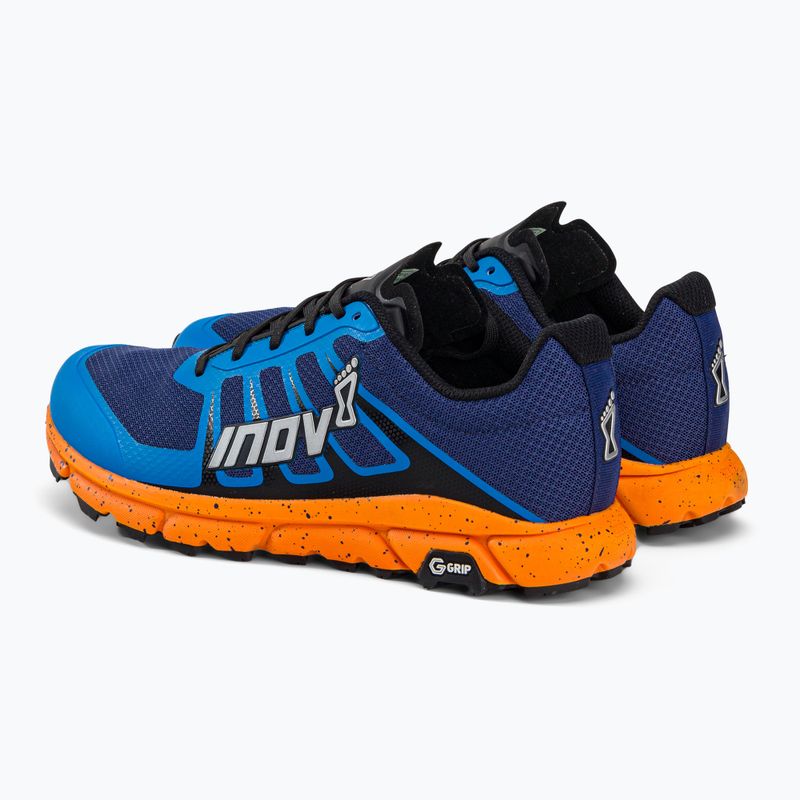 Buty do biegania męskie Inov-8 Trailfly G 270 V2 blue/nectar 3