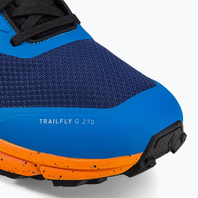 Buty do biegania męskie Inov-8 Trailfly G 270 V2 blue/nectar 7