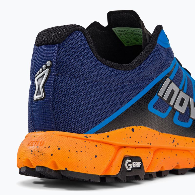 Buty do biegania męskie Inov-8 Trailfly G 270 V2 blue/nectar 9