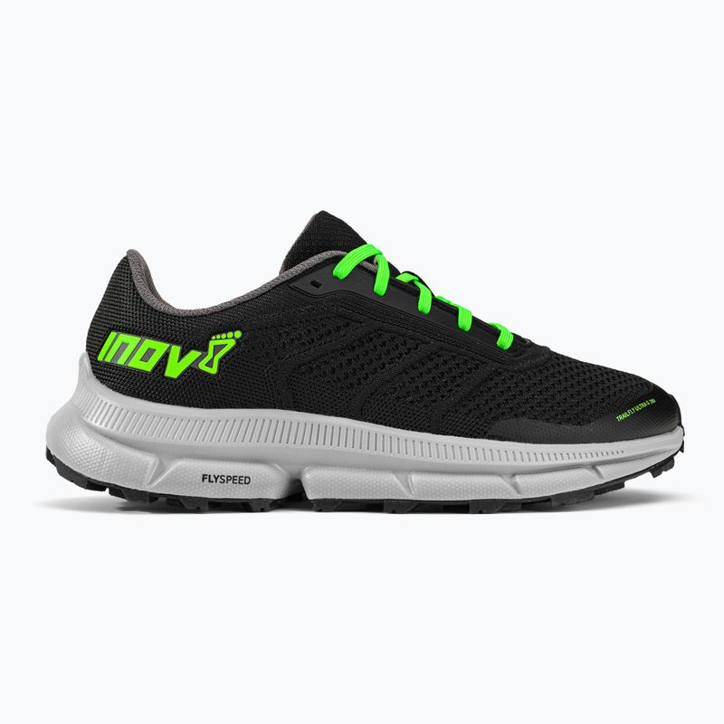 Buty do biegania męskie Inov-8 Trailfly Ultra G 280 black/grey/green 2