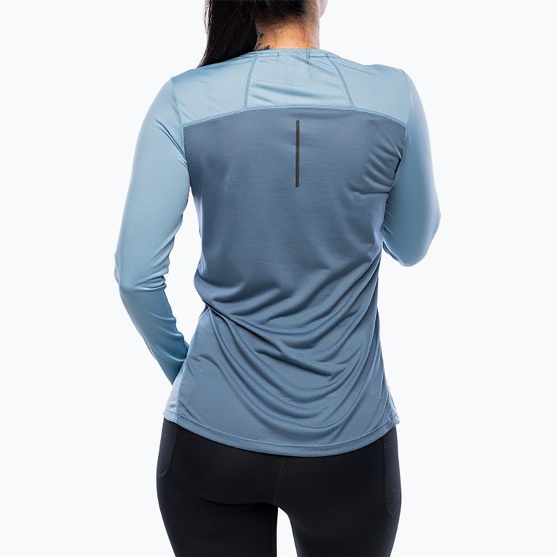 Longsleeve do biegania damski Inov-8 Performance blue grey/slate 2