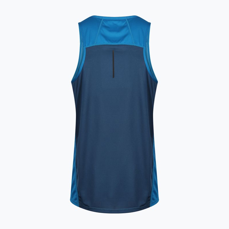 Koszulka do biegania męska Inov-8 Performance Vest blue/navy 2