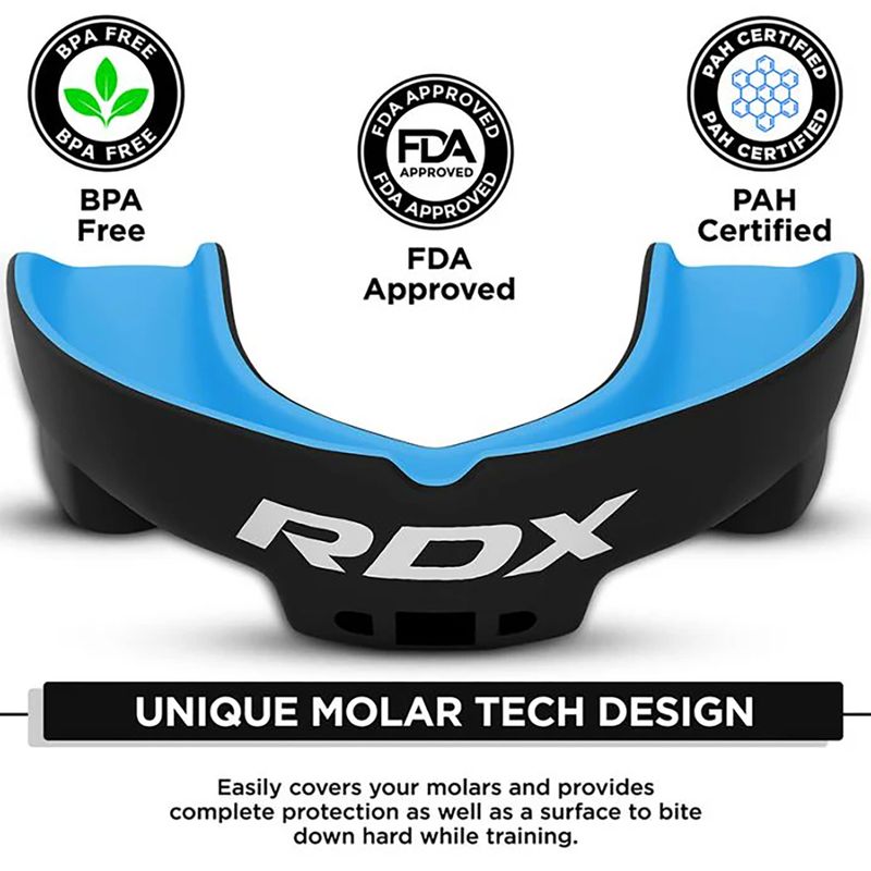 Ochraniacz szczęki RDX Mouth Guard blue 2
