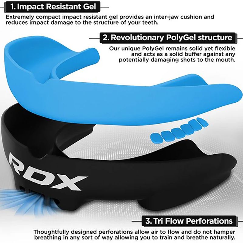 Ochraniacz szczęki RDX Mouth Guard blue 3