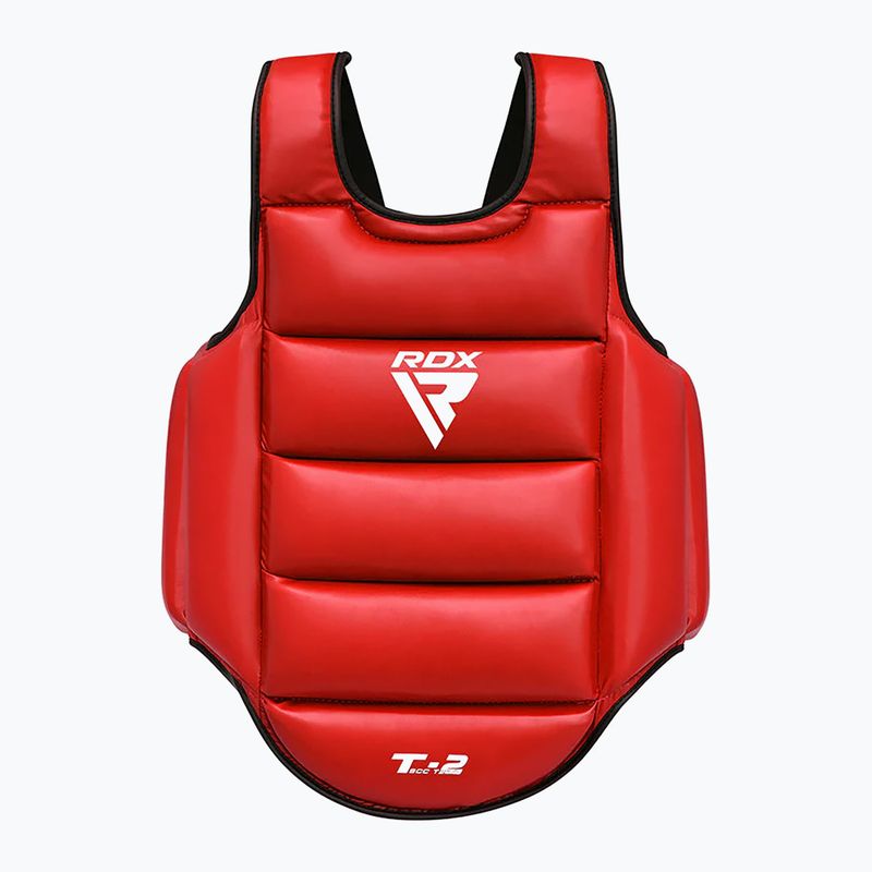 Ochraniacz korpusu RDX SCC-T2 Karate Chest Guard red/blue