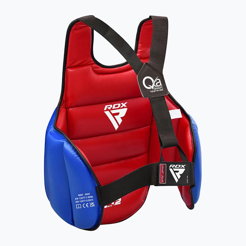 Ochraniacz korpusu RDX SCC-T2 Karate Chest Guard red/blue 2