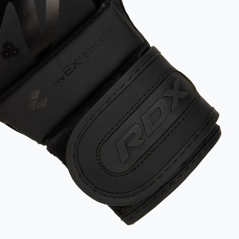 Rękawice grapplingowe RDX T15 Noir Hybrid matte black 5