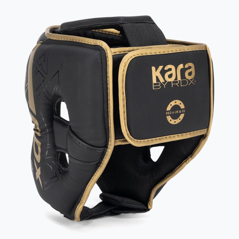 Kask bokserski RDX F6 Kara Head Guard golden 3