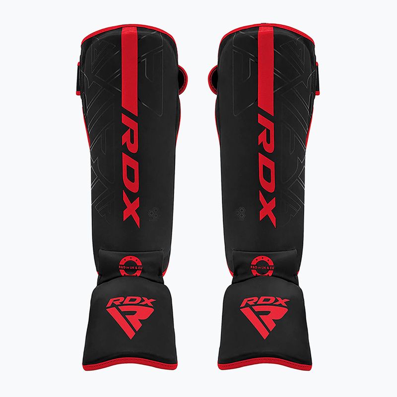 Ochraniacze piszczeli i stóp RDX F6 Shin Instep red 2