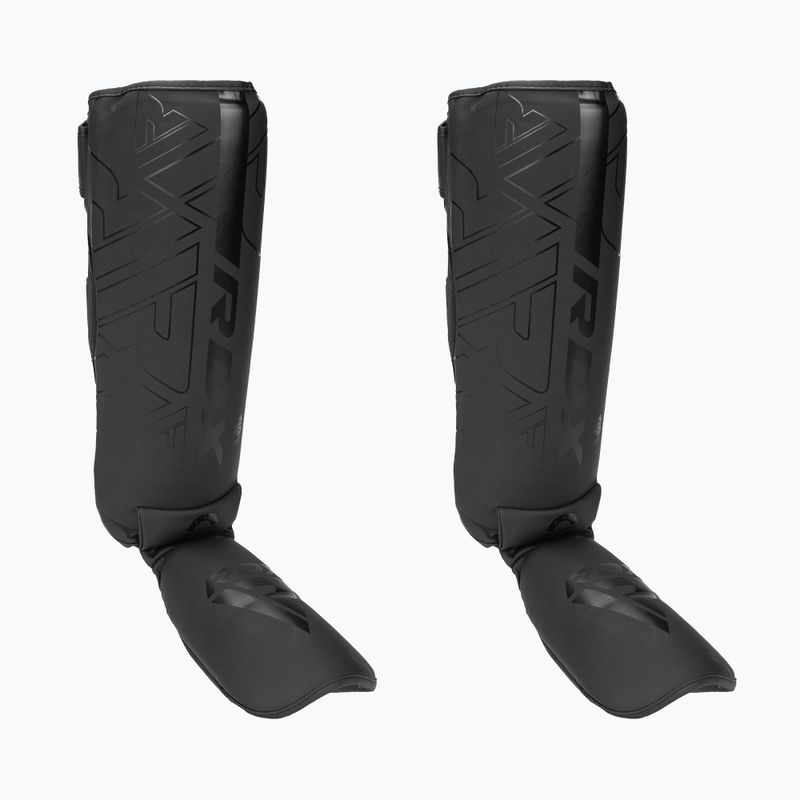Ochraniacze piszczeli i stóp RDX F6 Shin Instep matte black