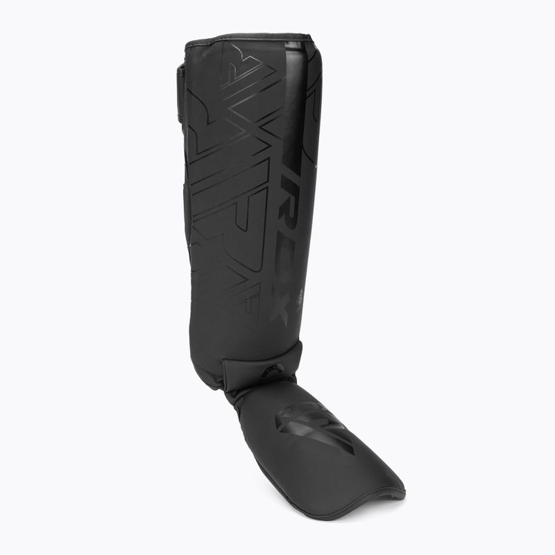 Ochraniacze piszczeli i stóp RDX F6 Shin Instep matte black 2