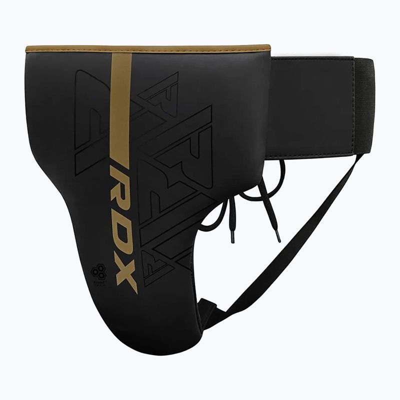 Ochraniacz krocza RDX Rex F6 Groin Guard matte golden 2