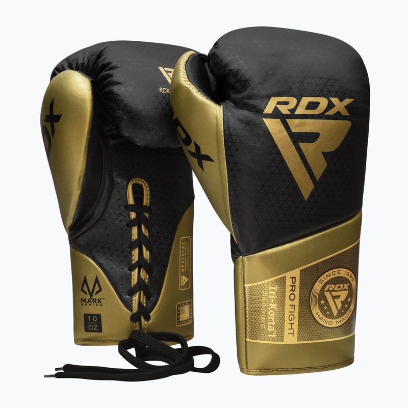 Rękawice bokserskie RDX K1 Mark Pro Fight Boxing golden 2