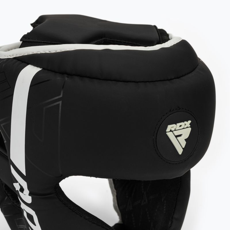 Kask bokserski RDX F6 Kara Head Guard white 4