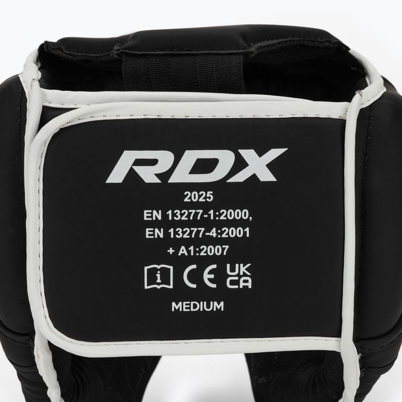 Kask bokserski RDX F6 Kara Head Guard white 5