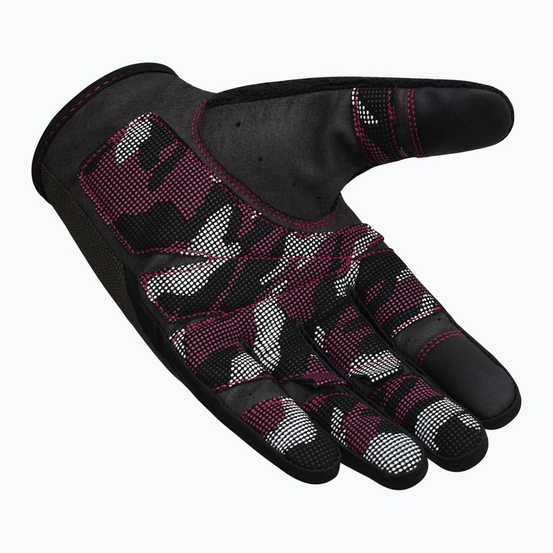 Rękawiczki treningowe RDX T2 Touch Screen Friendly Full Finger Gym Gloves full pink 2