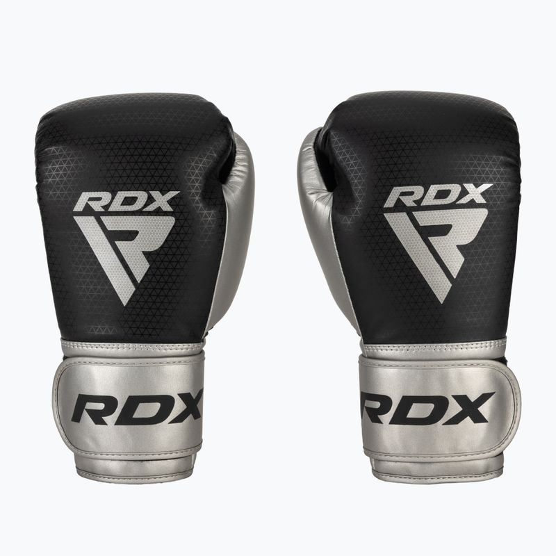 Rękawice bokserskie RDX L2 Mark Pro Sparring Boxing Hook & Loop silver 2