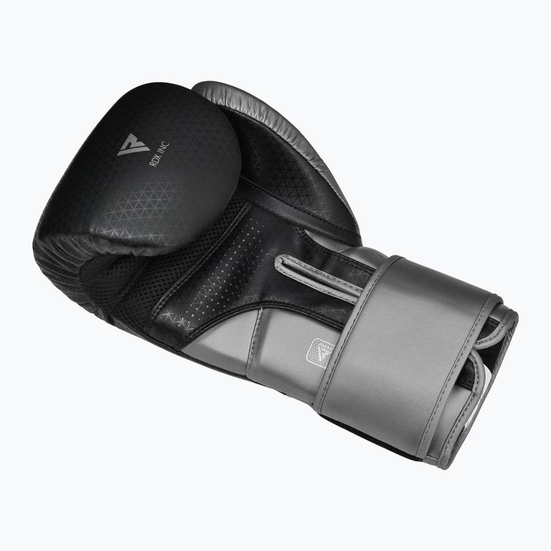 Rękawice bokserskie RDX L2 Mark Pro Sparring Boxing Hook & Loop silver 4