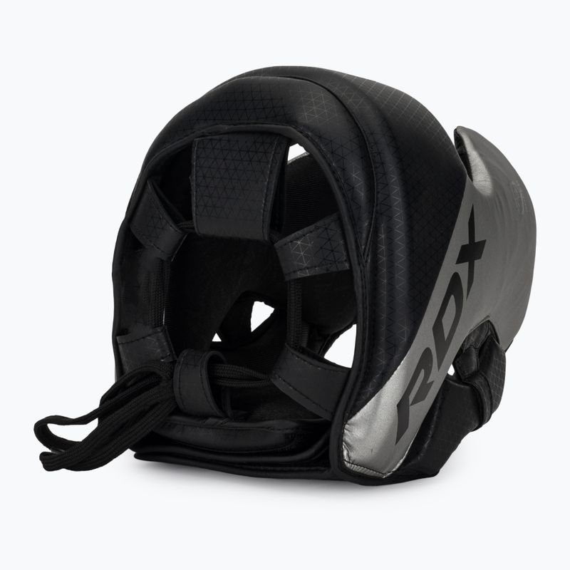 Kask bokserski RDX L1 Mark Pro Cheek Boxing Training Head Guard silver 6