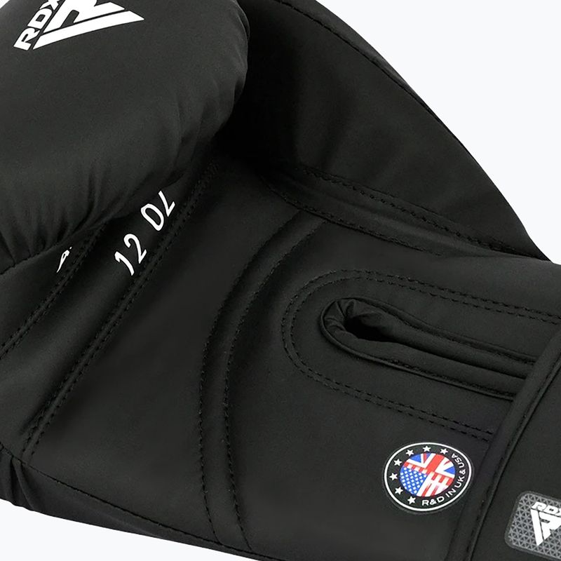 Rękawice bokserskie RDX Boxing New Aura F17 black/blue 5