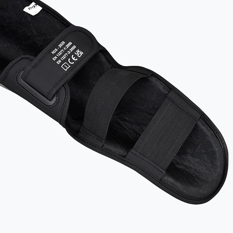 Ochraniacze na piszczele i stopy RDX Instep New Aura F17 Shin black/blue 6