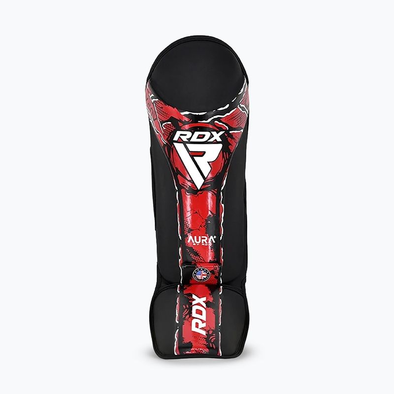 Ochraniacze na piszczele i stopy RDX Instep New Aura F17 Shin black/red 4