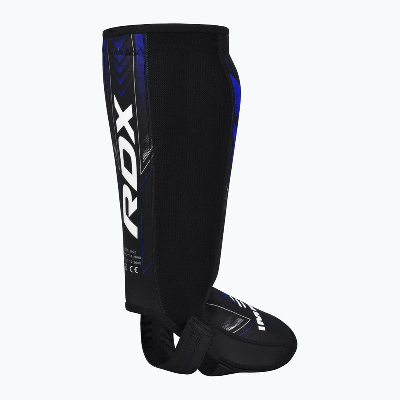 Ochraniacze piszczeli i stóp RDX IMMAF Approved Neoprene Shin Instep SGN-IMF-1U blue 4