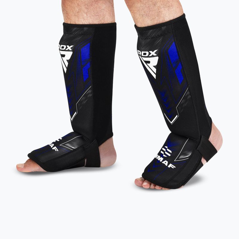 Ochraniacze piszczeli i stóp RDX IMMAF Approved Neoprene Shin Instep SGN-IMF-1U blue 7