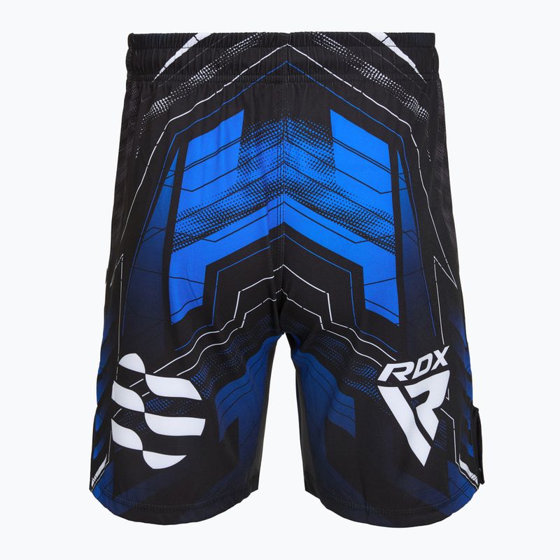 Spodenki treningowe męskie RDX IMMAF Approved MMA Fight & Training blue 2