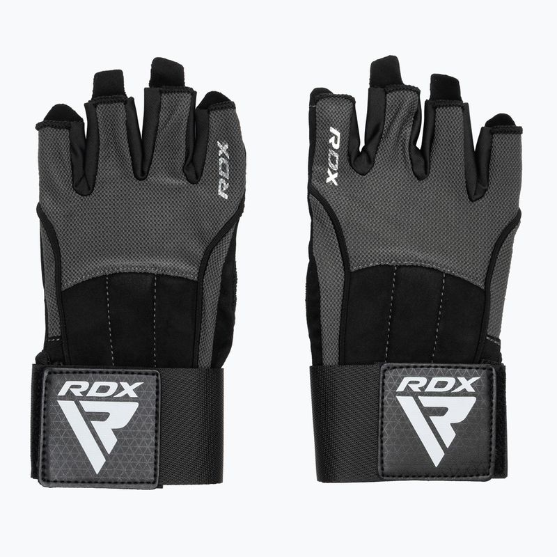 Rękawiczki treningowe RDX Workout Gym Gloves W3G black 2