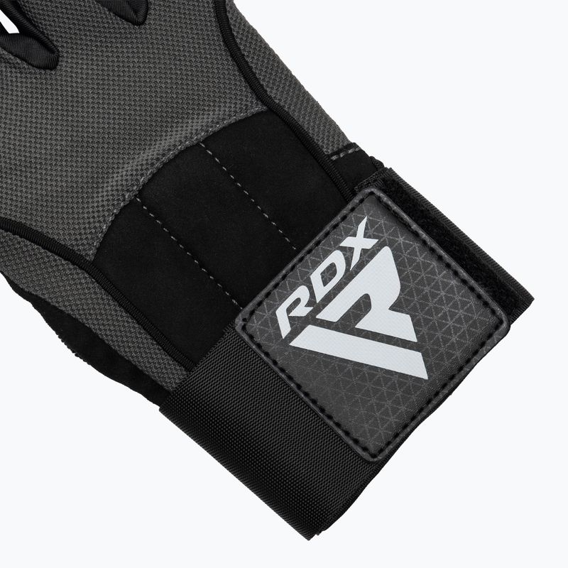 Rękawiczki treningowe RDX Workout Gym Gloves W3G black 4