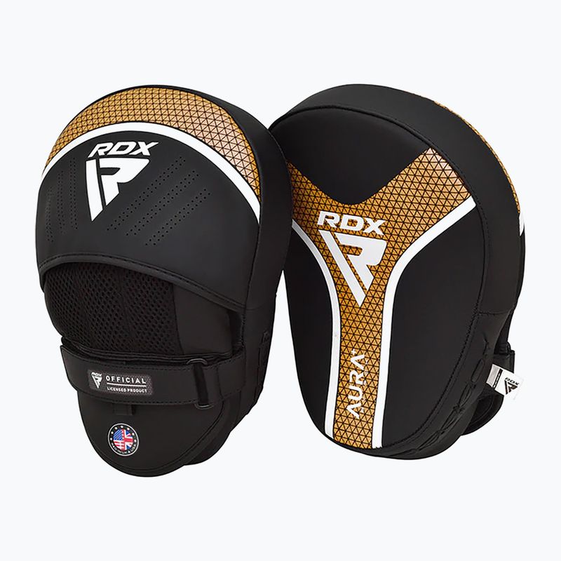 Łapy treningowe RDX Focus Pad Aura Plus T-17 golden