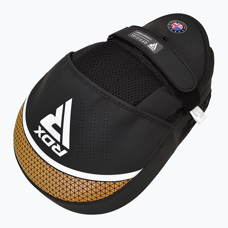 Łapy treningowe trenerskie RDX Focus Pad Aura Plus T-17 golden 3