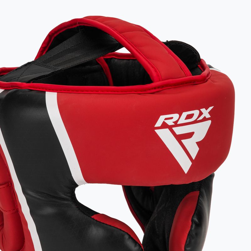 Kask bokserski RDX Head Guard Aura Plus T-17 red 4