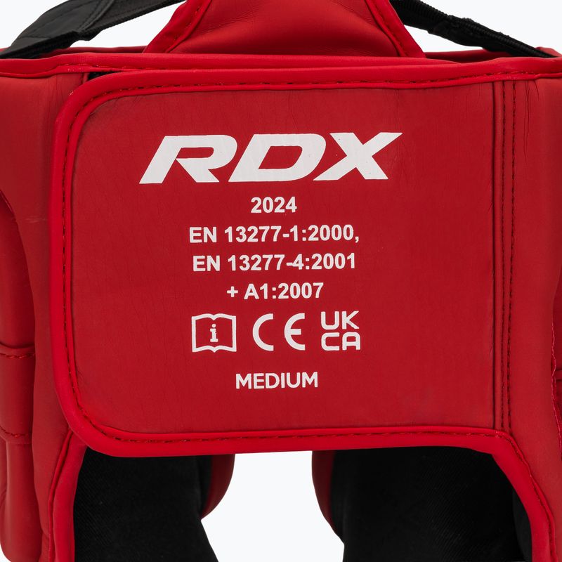 Kask bokserski RDX Head Guard Aura Plus T-17 red 5