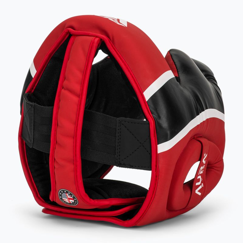 Kask bokserski RDX Head Guard Aura Plus T-17 red 6