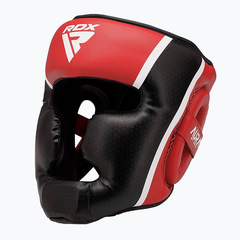 Kask bokserski RDX Head Guard Aura Plus T-17 red