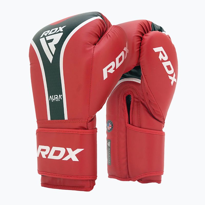 Rękawice bokserskie RDX Boxing Aura Plus T-17 red 2