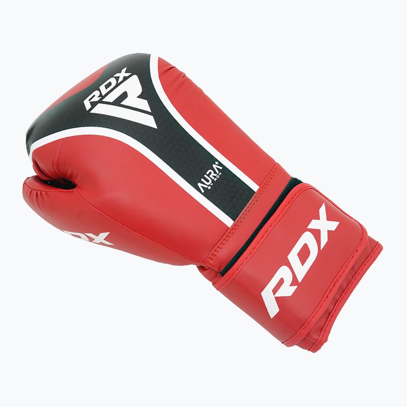 Rękawice bokserskie RDX Boxing Aura Plus T-17 red 3