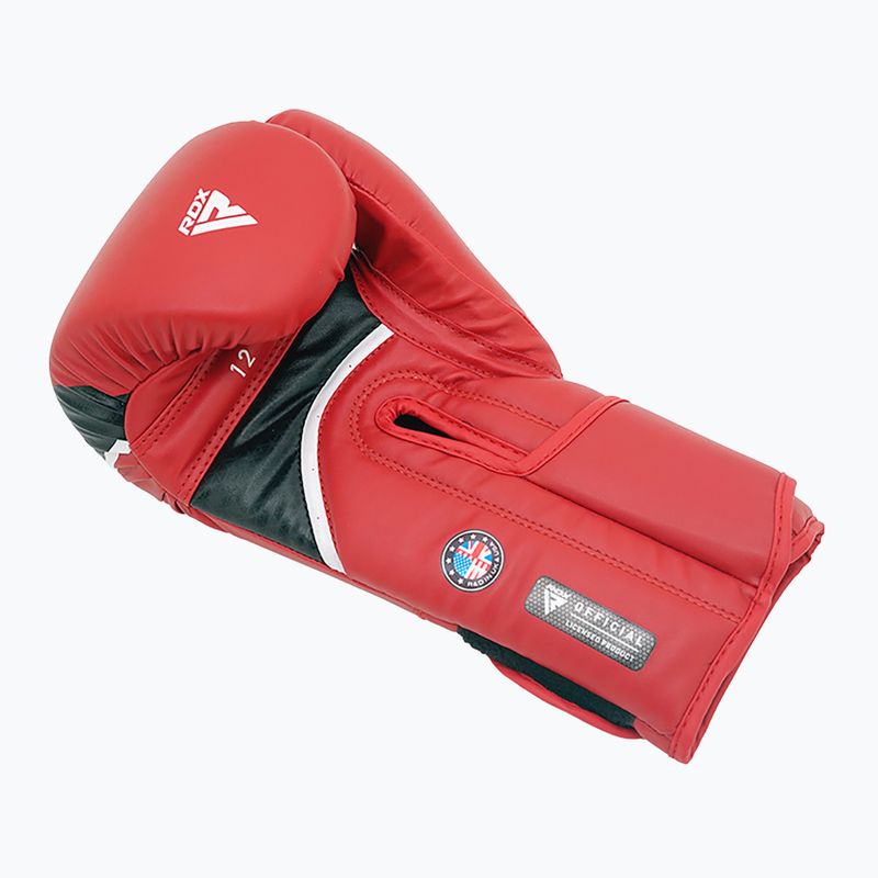 Rękawice bokserskie RDX Boxing Aura Plus T-17 red 4