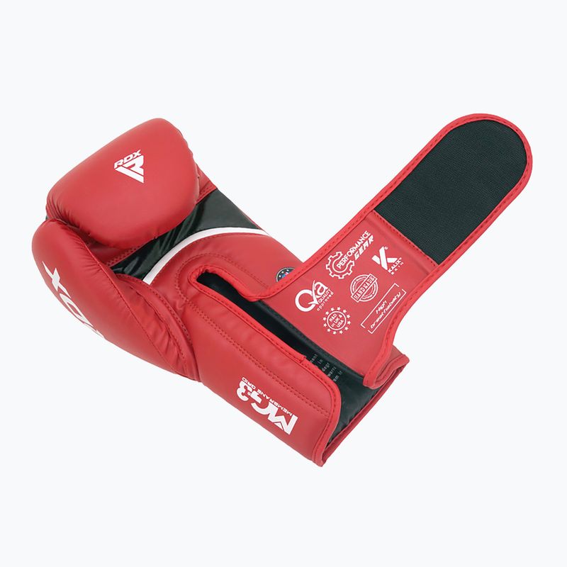 Rękawice bokserskie RDX Boxing Aura Plus T-17 red 5