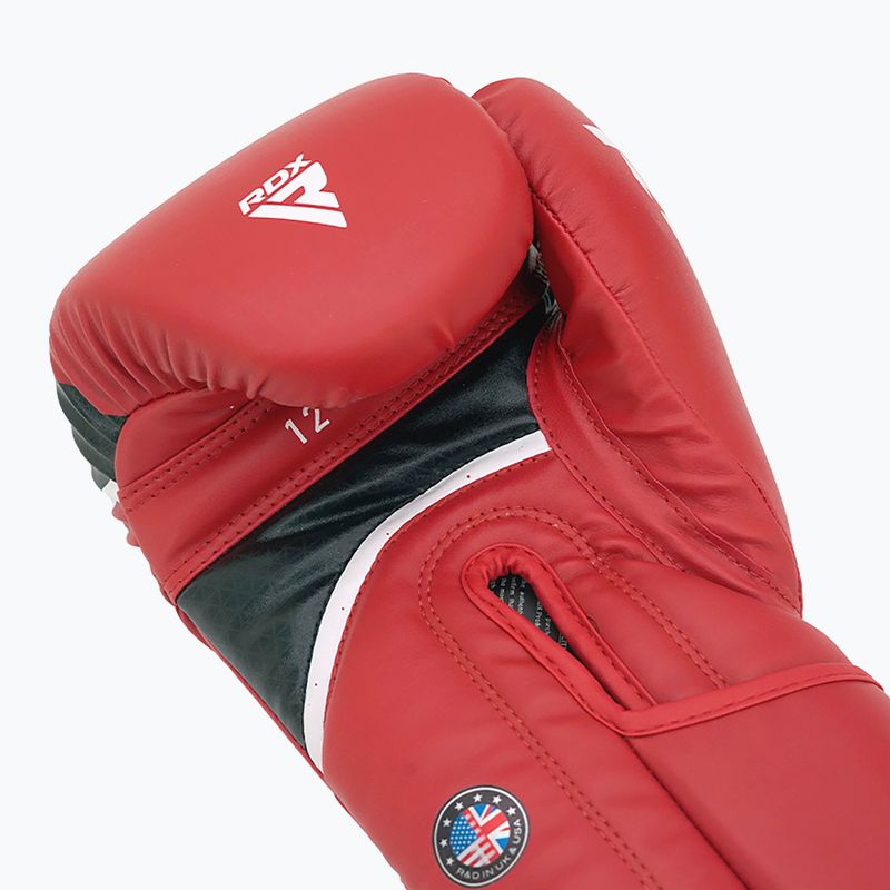 Rękawice bokserskie RDX Boxing Aura Plus T-17 red 6