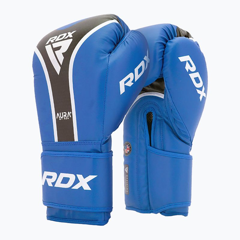 Rękawice bokserskie RDX Boxing Aura Plus T-17 blue 2