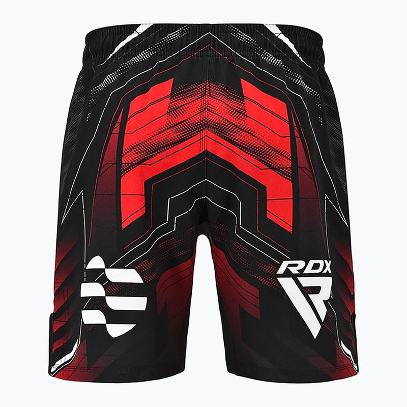 Spodenki treningowe męskie RDX IMMAF Approved MMA Fight & Training red 2