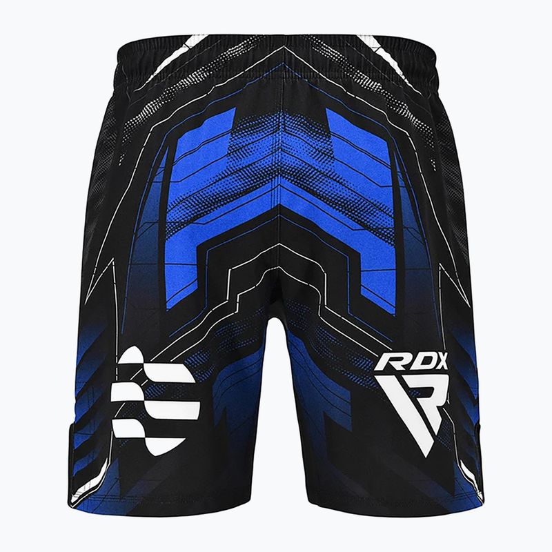 Spodenki treningowe męskie RDX IMMAF Approved MMA Fight & Training blue 2
