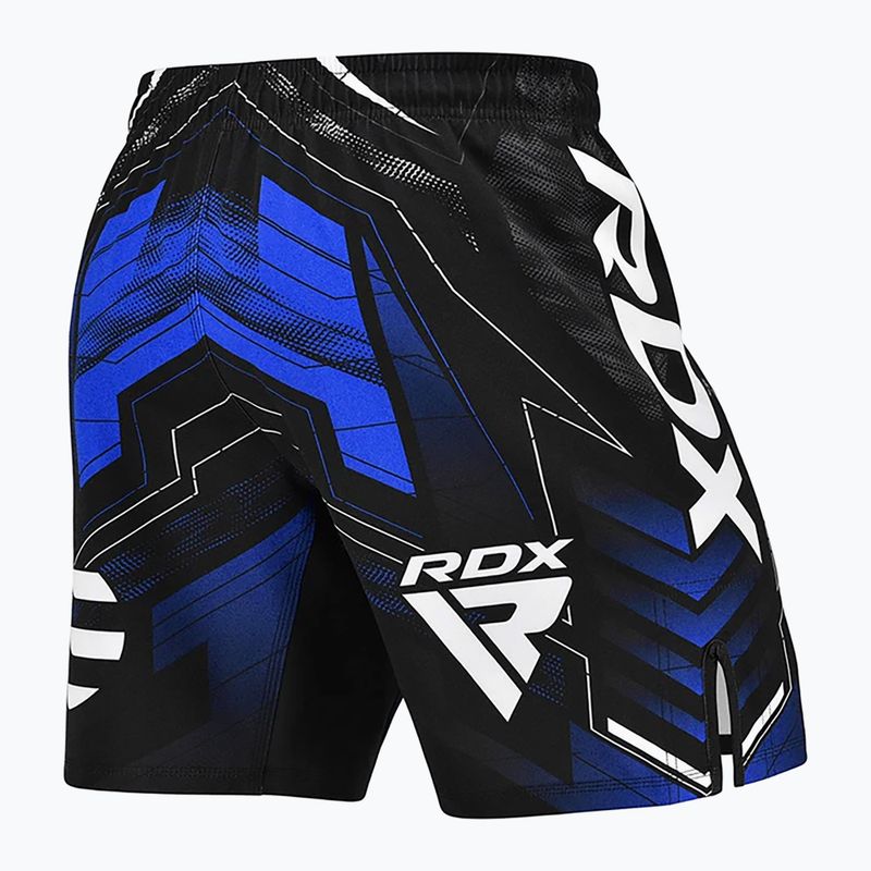 Spodenki treningowe męskie RDX IMMAF Approved MMA Fight & Training blue 3