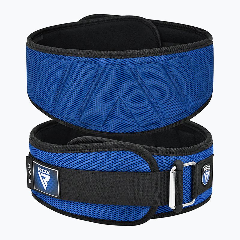 Pas do podnoszenia ciężarów RDX Rx4 Weightlifting Belt blue 2