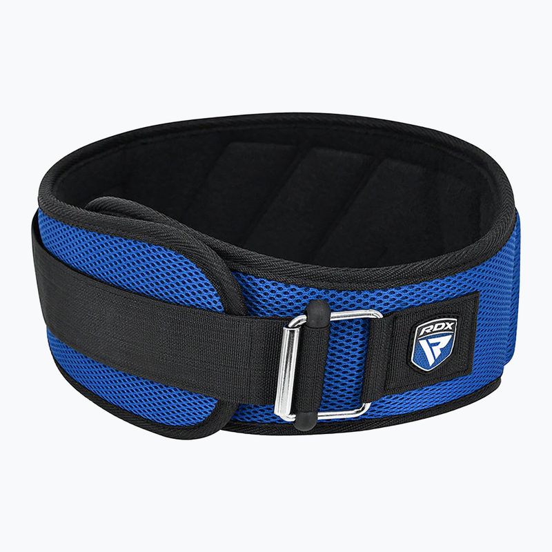 Pas do podnoszenia ciężarów RDX Rx4 Weightlifting Belt blue 3